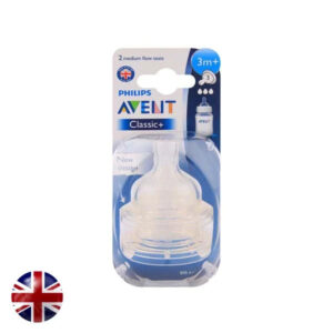 Avent Philips Classic 2 Medium Flow Teats 3M+