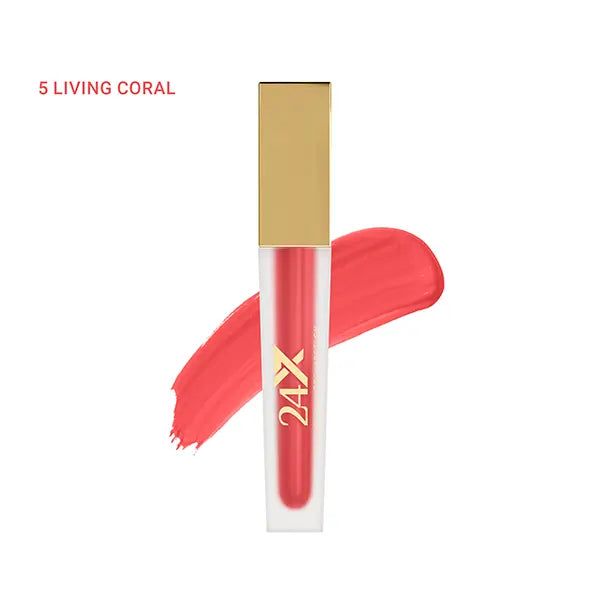 BBA 24X7 LIQUID MATTE LIPSTICK 5 LIVING CORAL